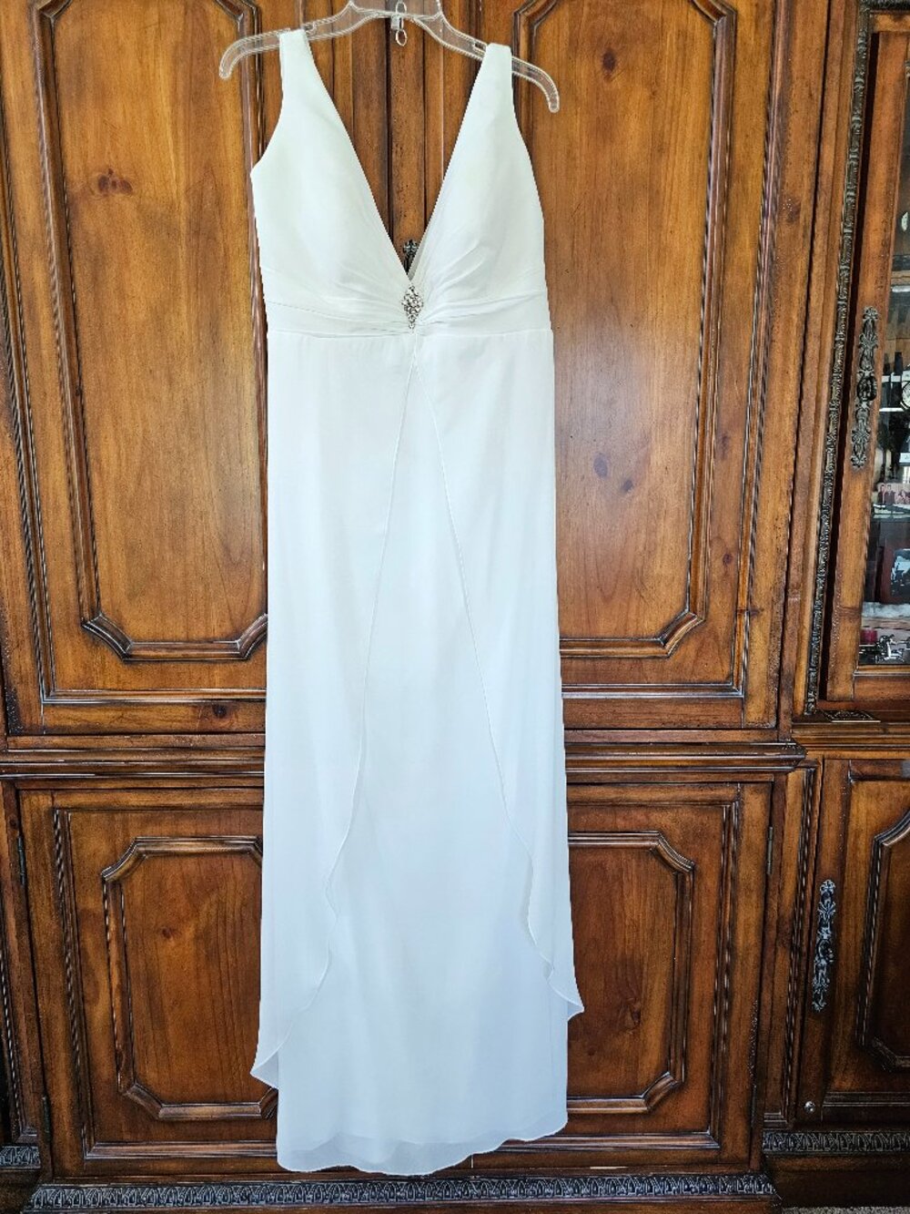 Wedding dress, sleeveless, Ivory